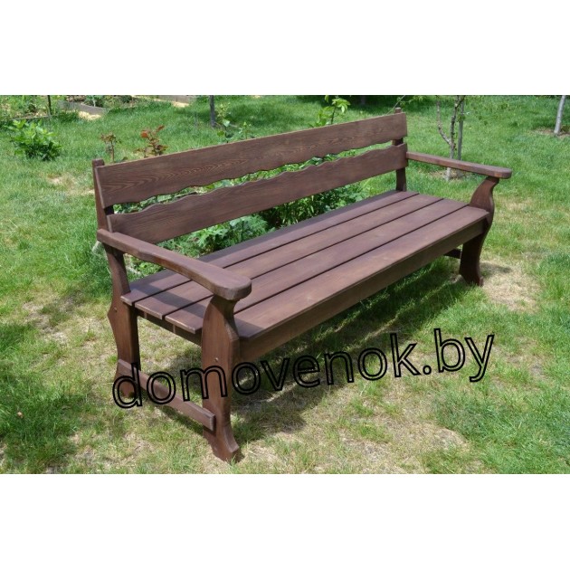 Скамейка садовая «Гарм» СГ-5 - прочность скандинавских традиций в вашем саду
