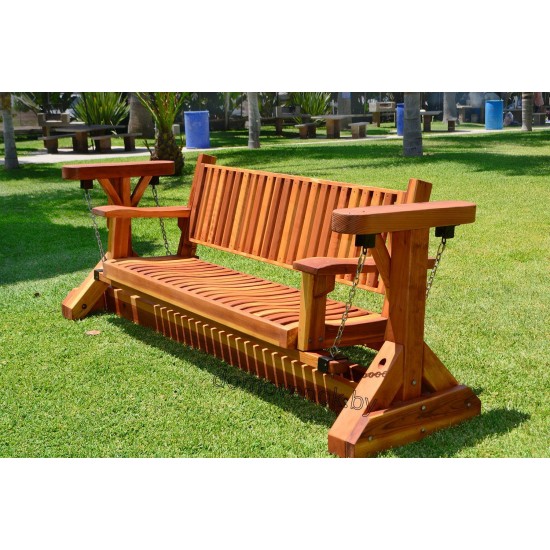 Качели садовые «Дачные» - семейный диван под открытым небом