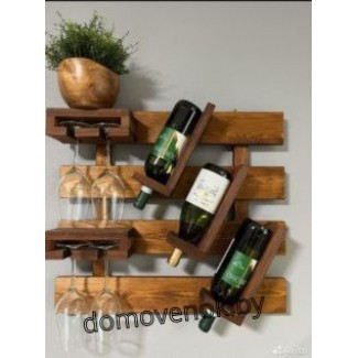 Винная полка «Лесенка» на 3 бутылки ВЛ-7