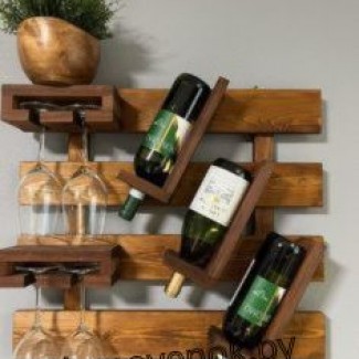 Винная полка «Лесенка» на 3 бутылки ВЛ-7