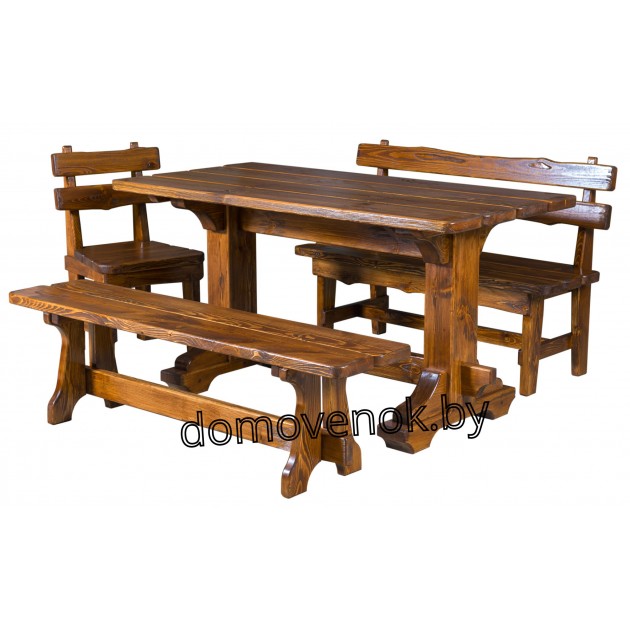 Комплект «DeLuxe» 4 предмета класса люкс для бани и сада