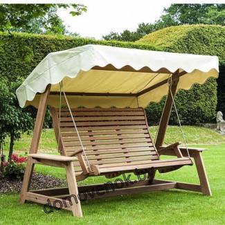 Качели садовые деревянные «Комета» КСД-12