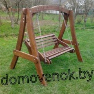 Качели садовые деревянные КСД-14