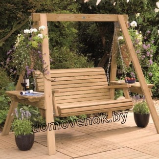Качели садовые деревянные «Пескара» КСДП-5
