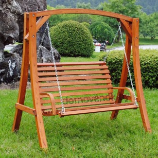 Качели садовые деревянные «Жасмин» КСДЖ-10